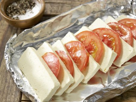 Tofu-Tomaten-Pfännchen Zubereitung Schritt 6 Tofu-Tomaten-Pfännchen Zubereitung Schritt 6