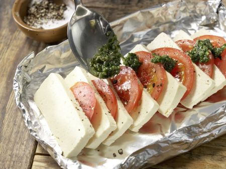 Tofu-Tomaten-Pfännchen Zubereitung Schritt 7 Tofu-Tomaten-Pfännchen Zubereitung Schritt 7