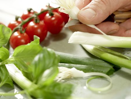 Tomatenauflauf Zubereitung Schritt 1 Tomatenauflauf Zubereitung Schritt 1