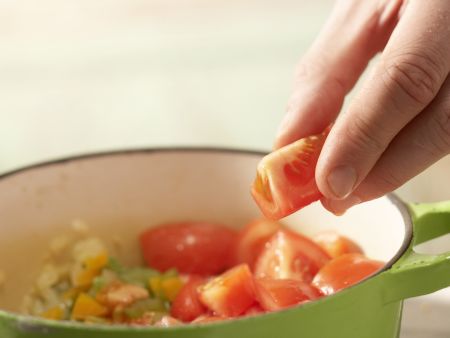 Tomatensuppe Zubereitung Schritt 6 Tomatensuppe Zubereitung Schritt 6