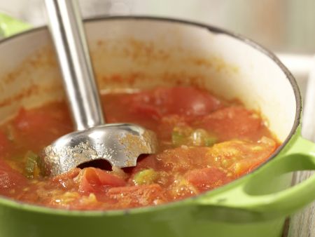 Tomatensuppe Zubereitung Schritt 9 Tomatensuppe Zubereitung Schritt 9