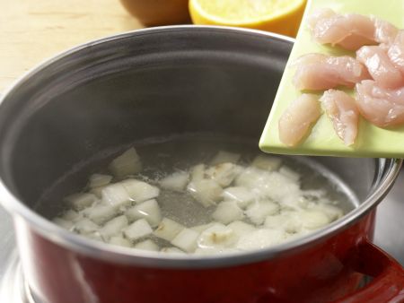 Topinamburbrei mit Hähnchen Zubereitung Schritt 3 Topinamburbrei mit Hähnchen Zubereitung Schritt 3