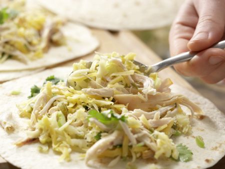 Tortilla-Sandwichs Zubereitung Schritt 6 Tortilla-Sandwichs Zubereitung Schritt 6