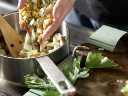 Toskanische Pilzsuppe Zubereitung Schritt 7 Toskanische Pilzsuppe Zubereitung Schritt 7