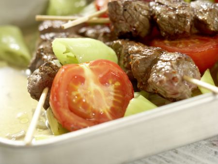 Türkische Rindfleischspieße Zubereitung Schritt 9 Türkische Rindfleischspieße Zubereitung Schritt 9