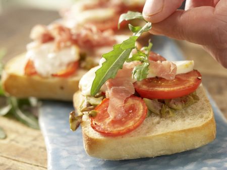 Überbackene Ciabattabrötchen Zubereitung Schritt 6 Überbackene Ciabattabrötchen Zubereitung Schritt 6
