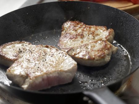 Überbackene Kalbsschnitzel Zubereitung Schritt 6 Überbackene Kalbsschnitzel Zubereitung Schritt 6