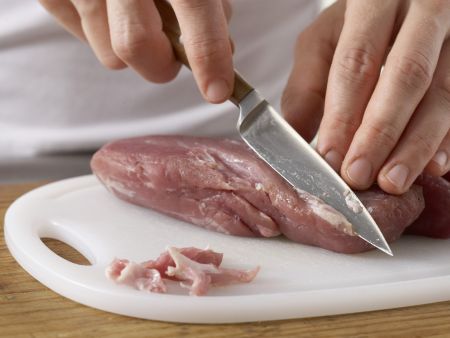Überbackener Pfirsich-Toast Zubereitung Schritt 2 Überbackener Pfirsich-Toast Zubereitung Schritt 2