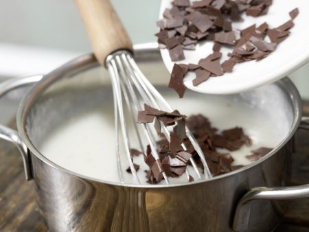 Vanillepudding mit Schokoraspeln Zubereitung Schritt 5 Vanillepudding mit Schokoraspeln Zubereitung Schritt 5