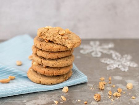 Vegane Peanut-Cookies mit Vanille