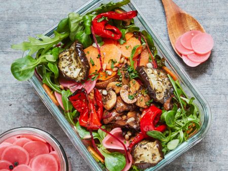 Veganer Antipasti-Salat