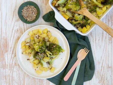 Veganer Kartoffel-Brokkoli-Auflauf Rezept