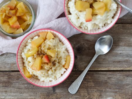 Veganer Milchreis mit Apfelkompott Veganer Milchreis mit Apfelkompott