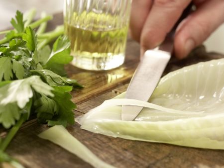 Vegetarische Kohlrouladen Zubereitung Schritt 11 Vegetarische Kohlrouladen Zubereitung Schritt 11