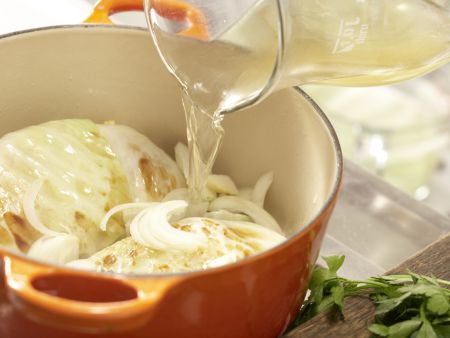 Vegetarische Kohlrouladen Zubereitung Schritt 13 Vegetarische Kohlrouladen Zubereitung Schritt 13