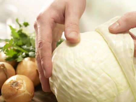 Vegetarische Kohlrouladen Zubereitung Schritt 3 Vegetarische Kohlrouladen Zubereitung Schritt 3
