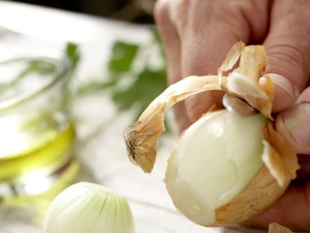 Vegetarische Wirsingrouladen Zubereitung Schritt 1 Vegetarische Wirsingrouladen Zubereitung Schritt 1