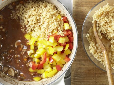 Vegetarisches Chili Zubereitung Schritt 8 Vegetarisches Chili Zubereitung Schritt 8