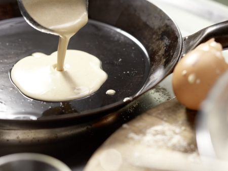 Vollkorn-Pfannkuchenteig Zubereitung Schritt 4 Vollkorn-Pfannkuchenteig Zubereitung Schritt 4