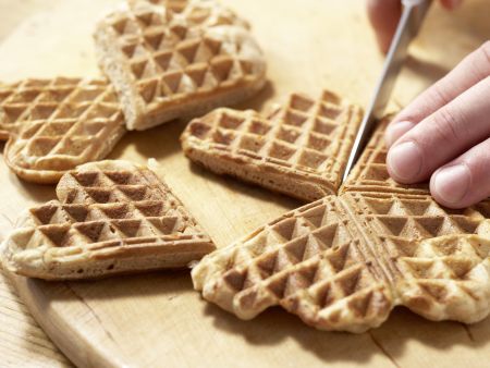 Waffelherzen Zubereitung Schritt 7 Waffelherzen Zubereitung Schritt 7