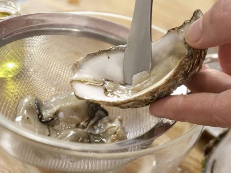 Warme Austern Zubereitung Schritt 5 Warme Austern Zubereitung Schritt 5