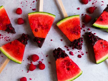 Wassermelone am Stiel