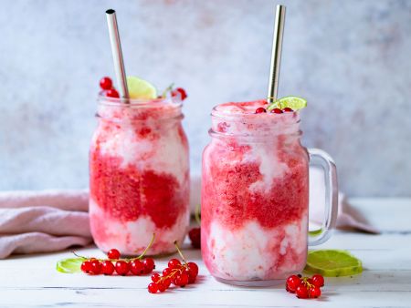 Wassermelonen-Beeren-Kefir-Drink
