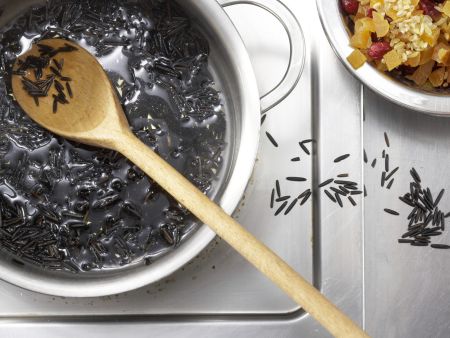 Wildreismüsli Zubereitung Schritt 1 Wildreismüsli Zubereitung Schritt 1