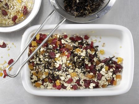 Wildreismüsli Zubereitung Schritt 2 Wildreismüsli Zubereitung Schritt 2