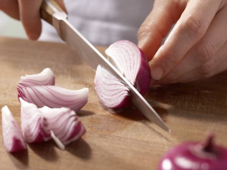 Wok-Gemüse mit Ananas Zubereitung Schritt 1 Wok-Gemüse mit Ananas Zubereitung Schritt 1