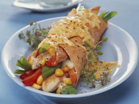 Wraps mit Hähnchen