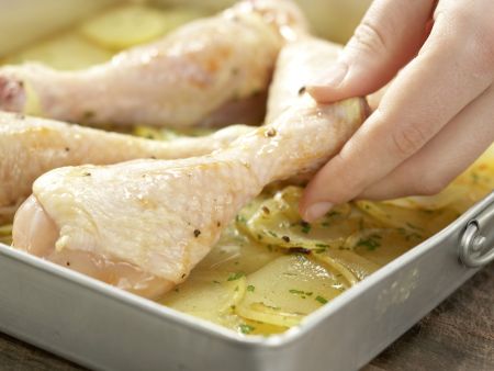 Würzige Hähnchenunterkeulen Zubereitung Schritt 7 Würzige Hähnchenunterkeulen Zubereitung Schritt 7