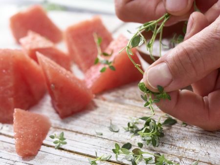 Würzige Melonenkaltschale Zubereitung Schritt 3 Würzige Melonenkaltschale Zubereitung Schritt 3