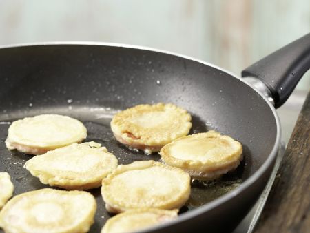 Wurstschnitzel mit grünem Püree Zubereitung Schritt 5 Wurstschnitzel mit grünem Püree Zubereitung Schritt 5