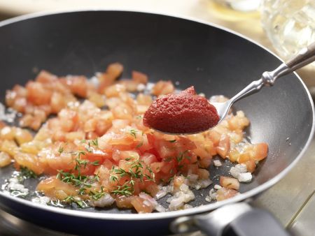 Zanderfilet mit Pilzkruste Zubereitung Schritt 5 Zanderfilet mit Pilzkruste Zubereitung Schritt 5