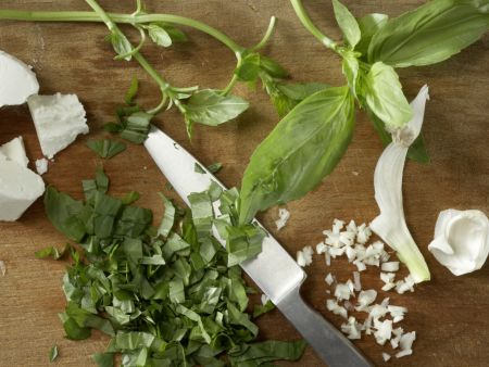 Ziegenkäse-Pasta Zubereitung Schritt 3 Ziegenkäse-Pasta Zubereitung Schritt 3