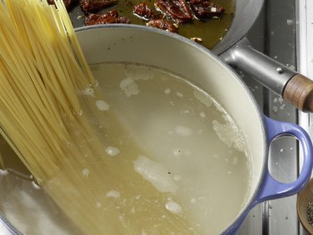 Ziegenkäse-Pasta Zubereitung Schritt 4 Ziegenkäse-Pasta Zubereitung Schritt 4