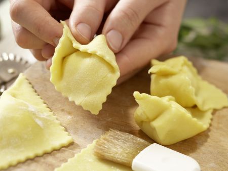 Ziegenkäse-Tortellini Zubereitung Schritt 7 Ziegenkäse-Tortellini Zubereitung Schritt 7