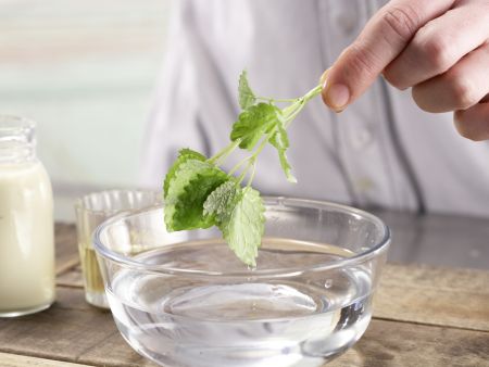 Zitrus-Soja-Drink Zubereitung Schritt 1 Zitrus-Soja-Drink Zubereitung Schritt 1