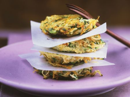 Zucchini-Reibekuchen Rezept