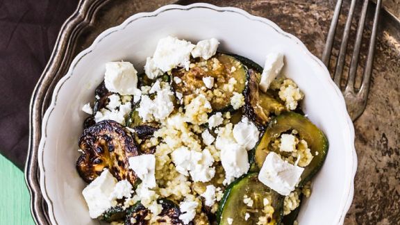 Gebackene Zucchini mit Feta