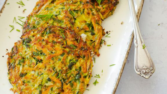 Gemüsepuffer Low-Carb
