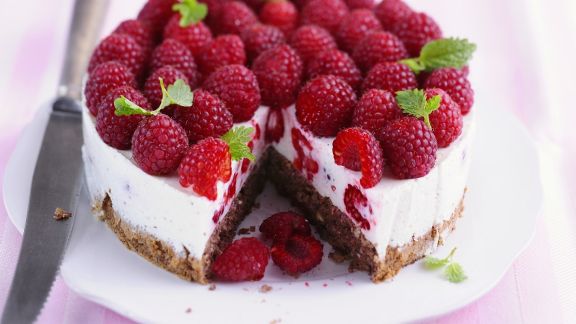 Himbeer-Quark-Torte