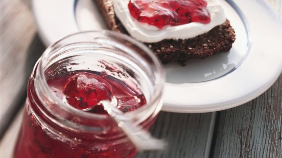 Himbeer-Johannisbeer-Konfitüre