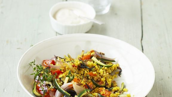 Couscous mit verschiedenen Gemüsen