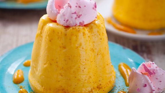 Mangocreme mit Kurkuma