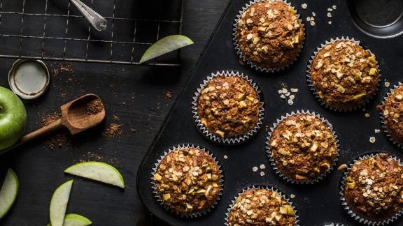 Muffins mit Möhre und Apfel