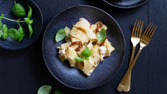 Ziegenkäse-Pasta