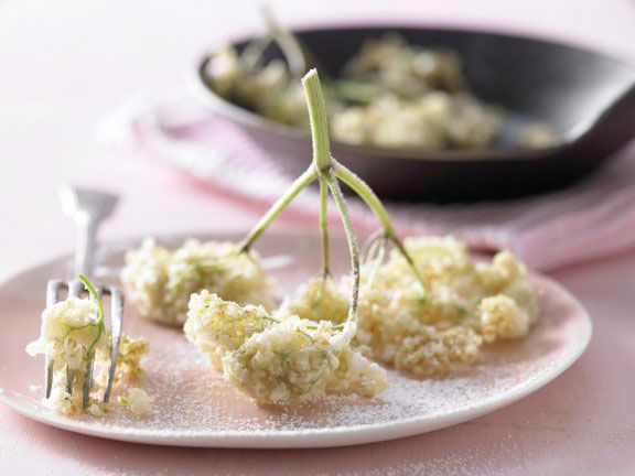 Rezept: Ausgebackene Holunderblüten