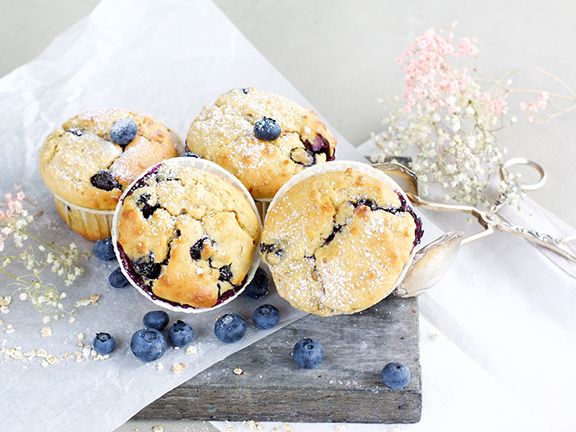 Blaubeer-Joghurt-Muffins